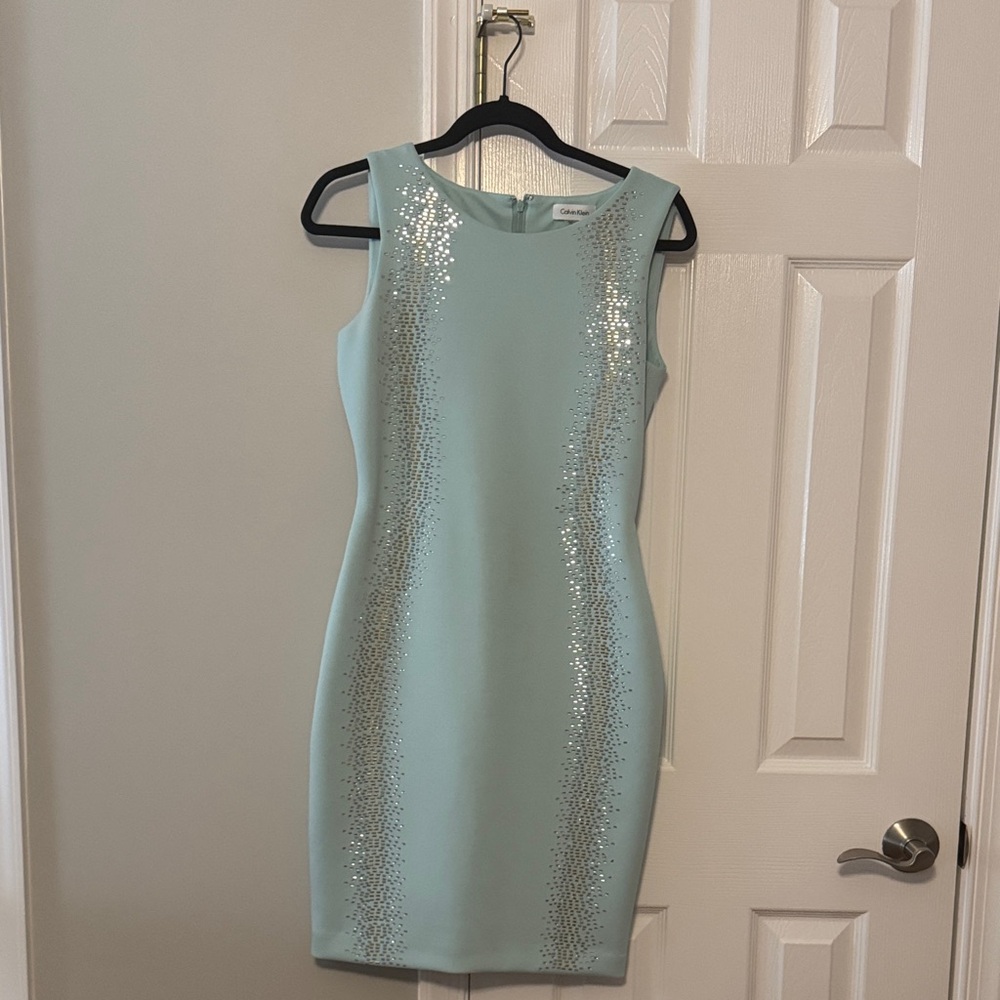 Calvin Klein Light Green Dress